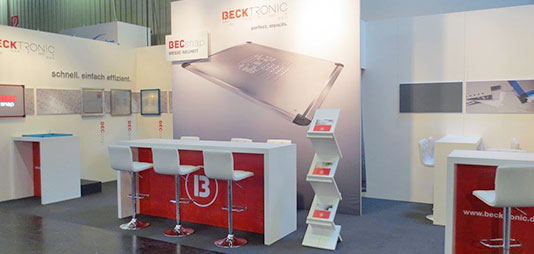 [Translate to Französisch:] Neuer Becktronic Messestand